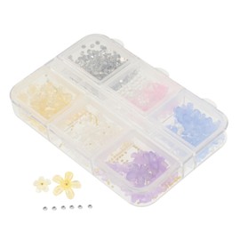 Beavorty Flower Nail Charms Nail Decoration Supplies for DIY Manicure Aesthetic Floral Jewels for Nails Crafting for Mobile Cases Cards