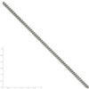 Solid Stainless Steel 5.50mm 22in Franco Chain Necklace - with