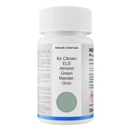 MG PRIME Autolack Lackstift Set für Citroen ELS Almond Green/Mandel-Grün Basislack Klarlack je 50ml