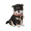 Uvia H24089-1 Sitting Bean Black Shiba Inu (Small), 4.7 x