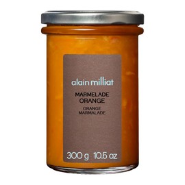Alain Milliat Blond Orange Marmalade, 10.6 Oz (One 300g Glass Jar) | GMO-Free | Imported from France