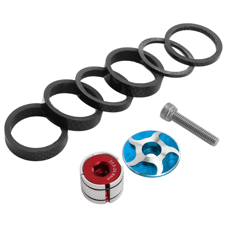 CANSUCC Bicycle Headset Spacer Set with Stem Top Cap and