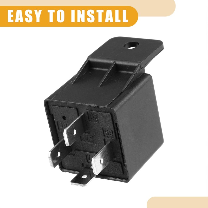 Partuto 5 Pcs Universal Car Relay Switches 12V - Plastic