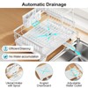 GSlife Large Dish Drying Rack - Extendable 2-in-1 Dish Racks