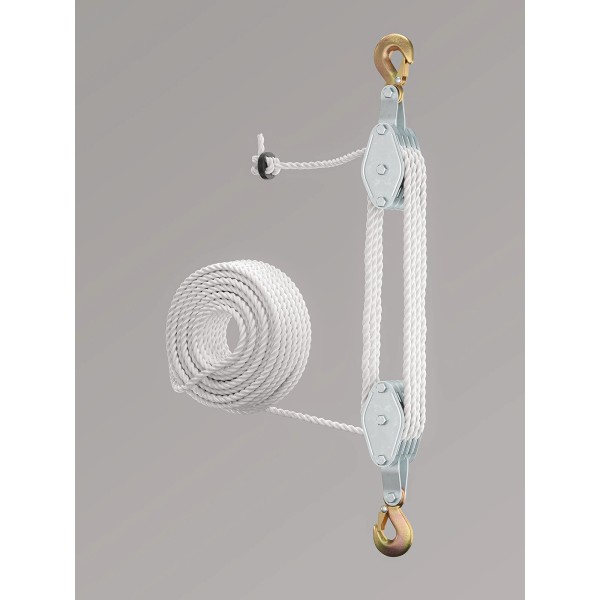 ShoppingOnBed SoB Block and Tackle Pulley System for Lifting Objects