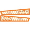 Polaris RZR “HELL RZR”Intake Bezel Cover 14-22 1000XP Coated Orange