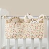 Lily Brown Cribs Storage Bag Baby Bedside Hanging Storage Bag