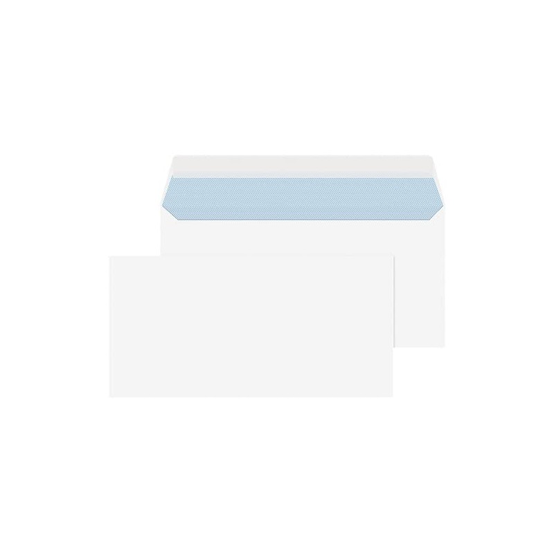 JKG® 50 x DL White ENVELOPES - Small Self Seal