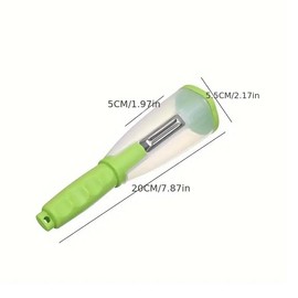 Ximimark 2pc, Premium 2-in-1 Fruit and Vegetable Peeler with Stainless Steel Blade - Multifunctional Kitchen Gadget for Easy Peeling, Slicing, and Storing