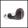 Hihaha Automatic Shift Knob Head for Opel Faux Leather Brown