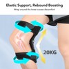 Knee Booster with 4 Springs Breathable Knee Brace Patellar Support