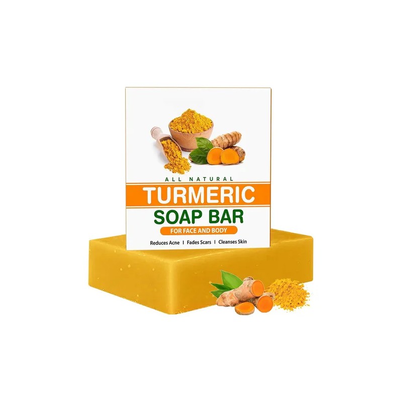 Jabón Cúrcuma Para Baño Facial Corporal Jabón Turmeric 100g