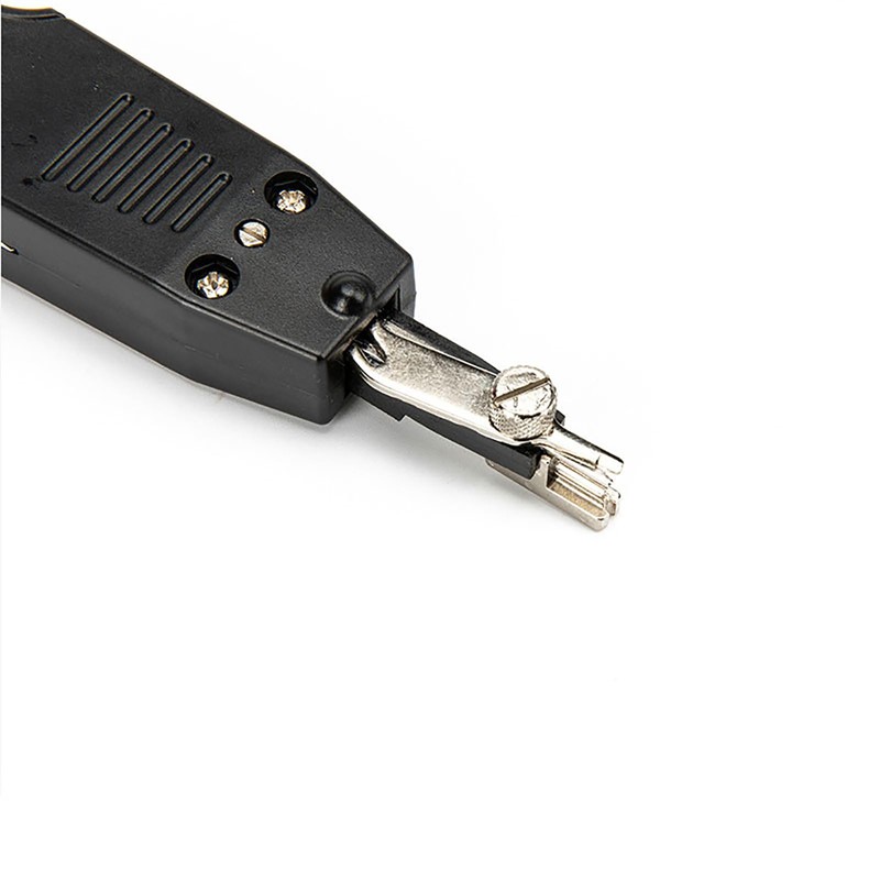 Professional Punch Down Tool, Multifunctional Impact Punchdown Tool with Pick