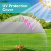Chicken Coop Cover Waterproof, 11.5 * 6.5 FT Chicken Run