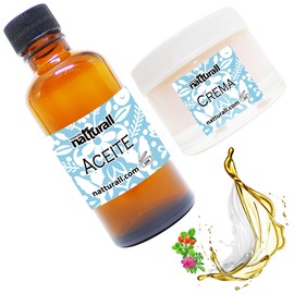 Rosa Mosqueta Aceite y Crema para Cicatrices Antiarrugas Antioxidantes Paquete 60 ml y 50 g