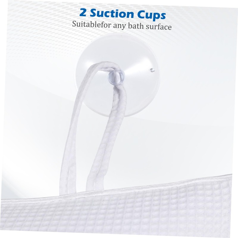 LALAFINA Bath Pillow Bathroom Bath Pillows White Anti-Slip Bathtub Pillow