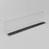 L-shaped Clear Shelf Divider (25x6cm, 1 Piece) Magnetic Type 5ea
