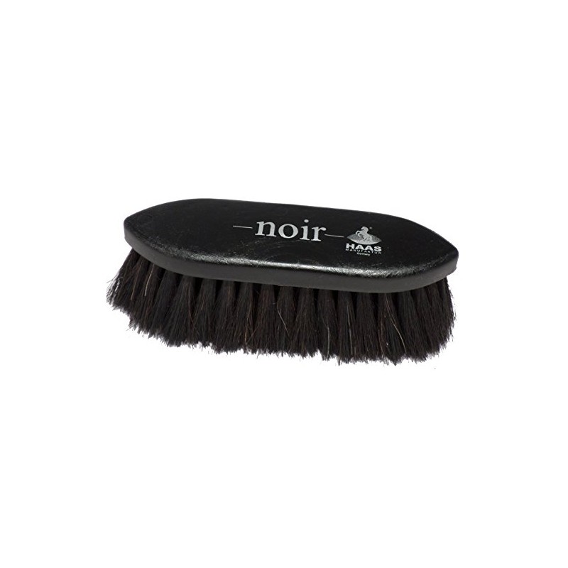 Haas brush for horses Noir in black with 1.97 inches
