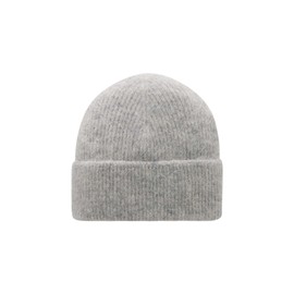 someday Beky Fluffy Women's Knitted Hat Made of Alpaca Wool Mix, Hazy Fog Melange