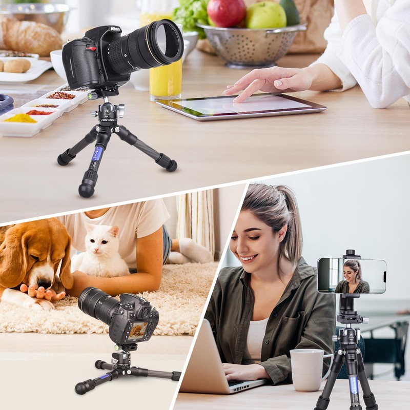 ARTCISE Mini Carbon Tripod, Lightweight and Compact, Carbon Fiber Tabletop