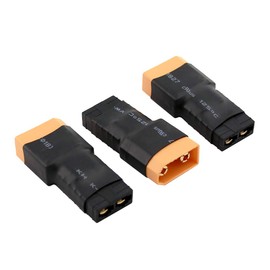 OliRC 3pcs No Cable Connector: Male XT90 to Female Traxxas TRX Adapter Plug (C48-3)