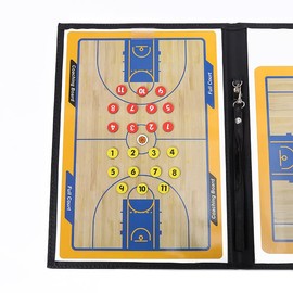 RoseFlower Basketball Coaching Board, Magnetic Tactics Strategy Board, Coaches Clipboard Kit with Magnets and Marker Pen, Coach Training Equipment for Teaching and Game Plan Demonstration