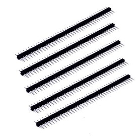 5 x Male Pin Header for Arduino Raspberry Pi and Breadboard Prototyping
