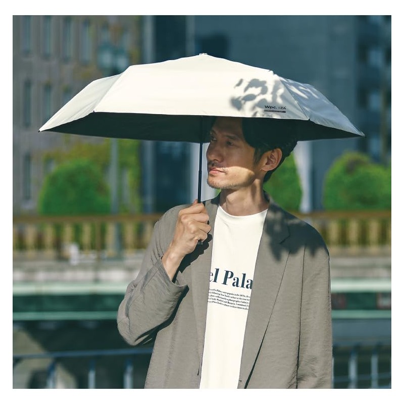 (2025) ZA018-001-102 Men's Umbrella Parasol IZA Type: Ultra Light Beige,