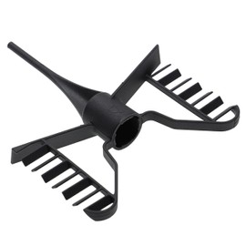 vhbw Mixing Attachment Compatible with Vorwerk Thermomix TM21 Food Processor - Butterfly Attachment, Plastic, Black