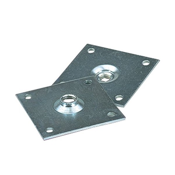 Removable Square Mounting Plate - 3-1/2" x 3-1/2" w/ 5/8-11