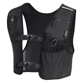 MYCARBON Running Vest Women Mens Adjustable Reflective Hydration Vest with Phone holder, Running Backpack Alternative, Perfect for Trail Running, Cycling, Hiking & Marathons, No Bounce (M)