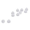 10pcs Sound Amplifier Open Domes Single Layer Washable Reusable Silicone