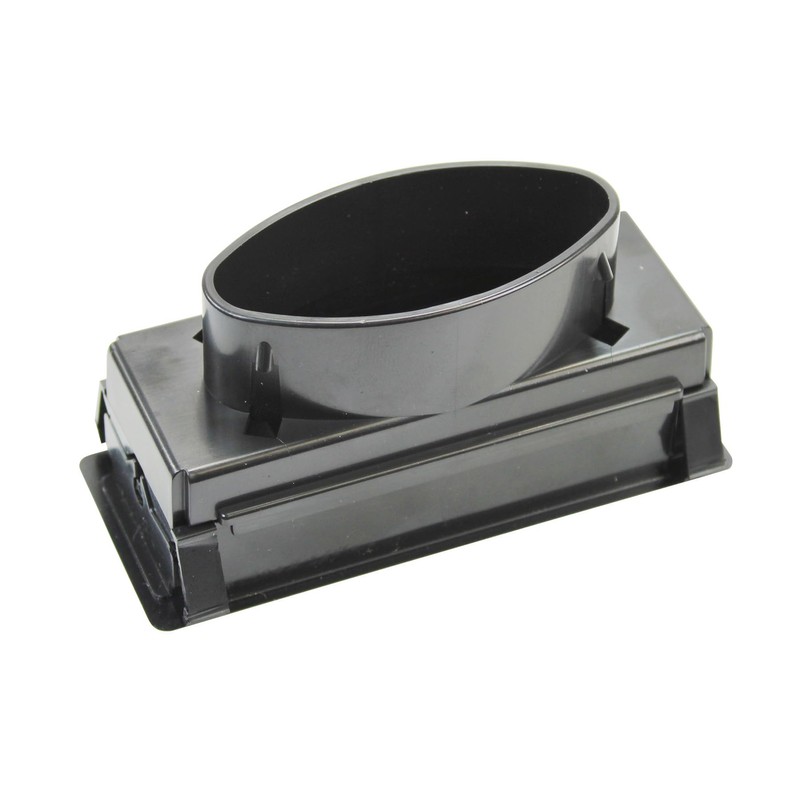 Small In-Dash Rectangle Louver, for 2" Duct Hose #32-06