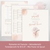 Häfft® Craft Calendar 2026 A4 + "Dainty Flower" Photo Calendar