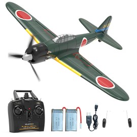 VOLANTEXRC RC Plane 2.4Ghz 4CH 400mm Remote Control Airplane Ready to Fly A6M Zero Fighter Radio Controlled Aircraft for Beginners with Xpilot Stabilization System One Key Aerobatic (761-15 RTF)