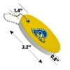 GRAPHICS & MORE Delaware Secondary Logo Floating Keychain Oval Foam