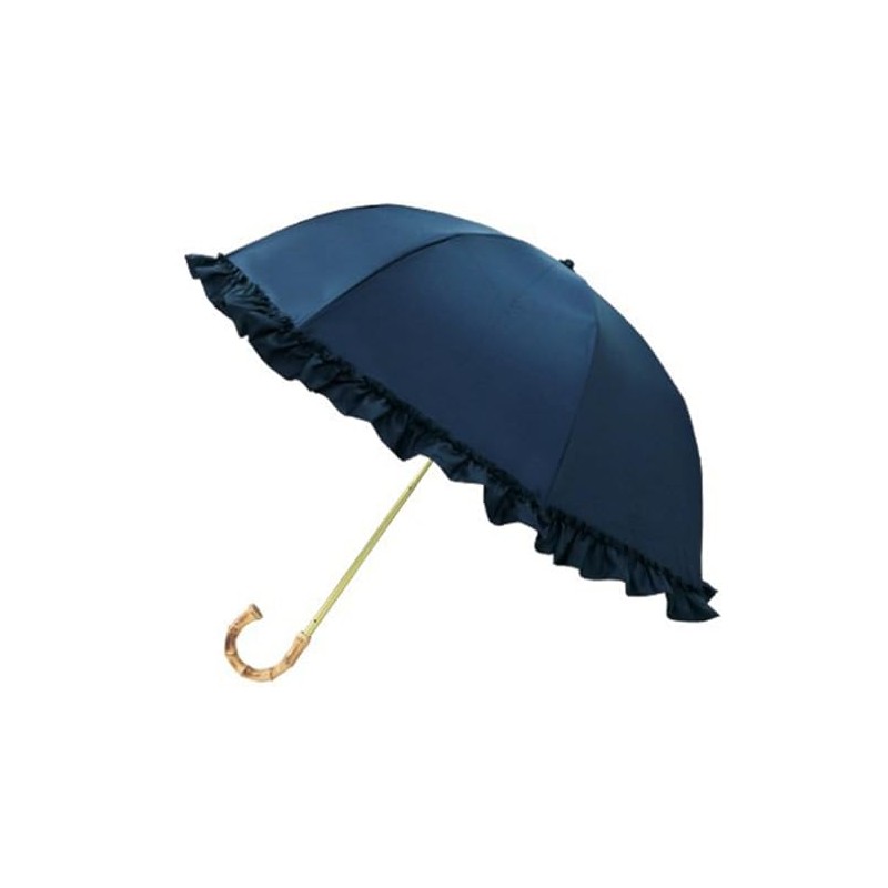 KAMIO JAPAN Pink Trick Parasol, 2-Fold Umbrella, Fully Light Blocking,