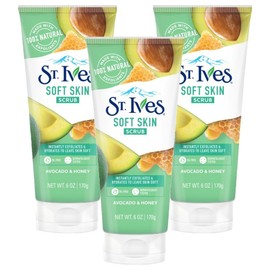 St. Ives Scrub Avocado & Honey, 170g, 3 pieces / 세인트이브스 스크럽 아보카도 앤 허니, 170g, 3개
