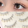 False Eyelashes, Natural, 5 Pairs Popular, Transparent Axis, Soft Core,