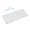 USB Mini Keyboard with Chocolate Buttons Stylish and Portable Keyboard