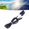 DC Solar Adapter 8mm Brass Connector Splitter Converter Cable for