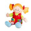 Soft Rag Doll Girl 36 cm Educational Doll Cuddly Doll