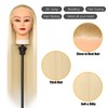 Training Head, 28 inch Mannequin Head,100% Synthetic Fibres Hairdressing Head