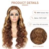 Ombre Lace Front Wig Human Hair Pre Plucked With Baby