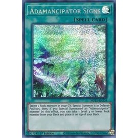 Adamancipator Signs - MP21-EN234 - Prismatic Secret Rare - 1st Ed