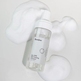 [BONAJOUR] Jeju Milk Soft Foaming Low pH Cleanser, Natural Face Wash For sensitive skin for Daily Face Washing 5.3 Fl. Oz