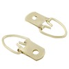 Coufce 100 Pack D Ring Picture Hangers, Metal Picture Frame