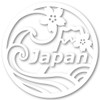 NC-Smile Japan Japanese Sakura Mount Fuji Wave Japan Sticker