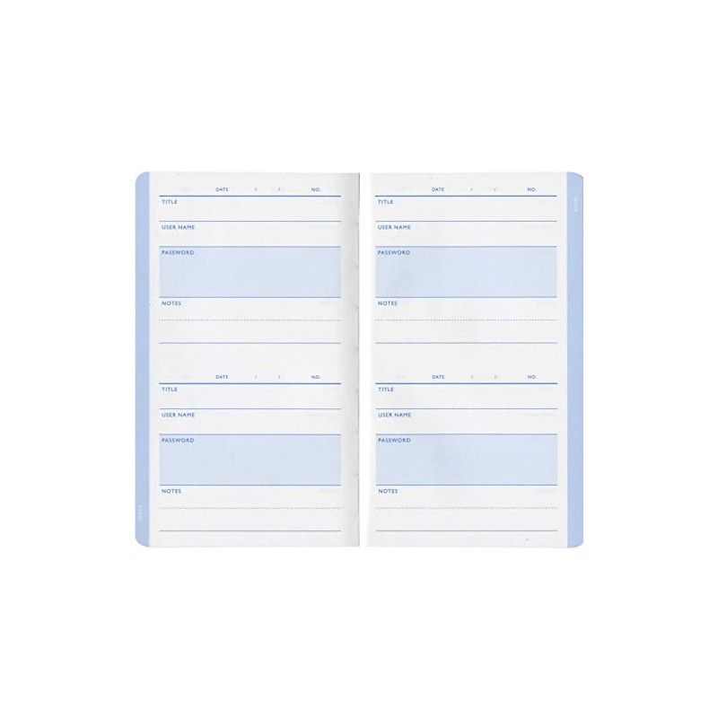 Password Book Blue [CP016]