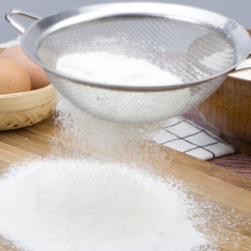 SEIWEI Wire Fine Mesh Sieve Oil Strainer Flour Colander Sifter